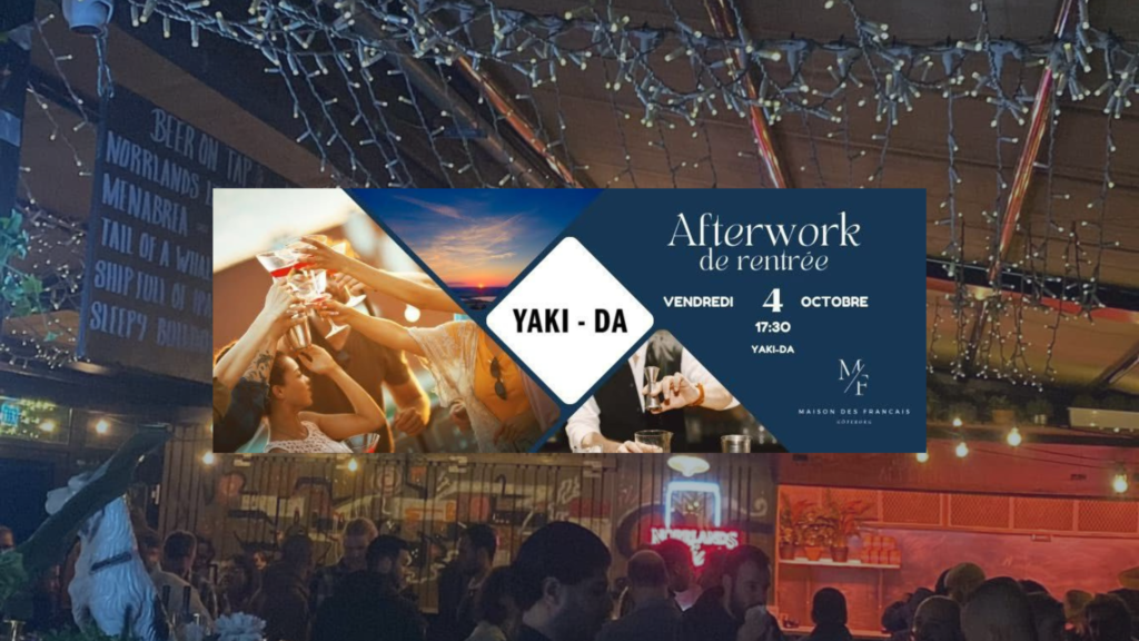 afterwork evenement au yaki da